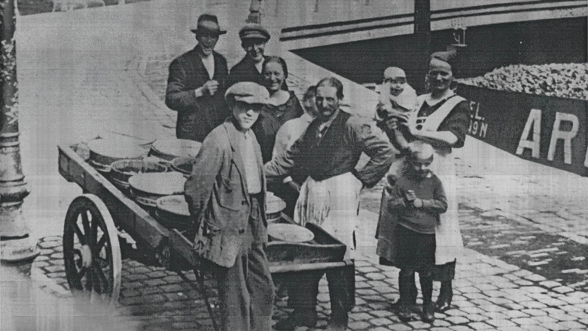 Oude foto De Leeuw venters